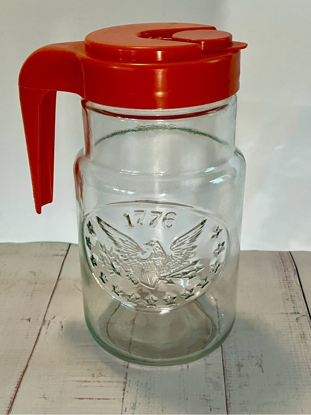 Vintage Anchor Hocking 1776 Eagle Pitcher America 250 Carafe